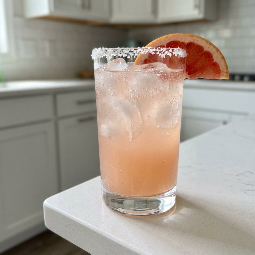 Paloma With Sparkling Water Cocktail Recipe
