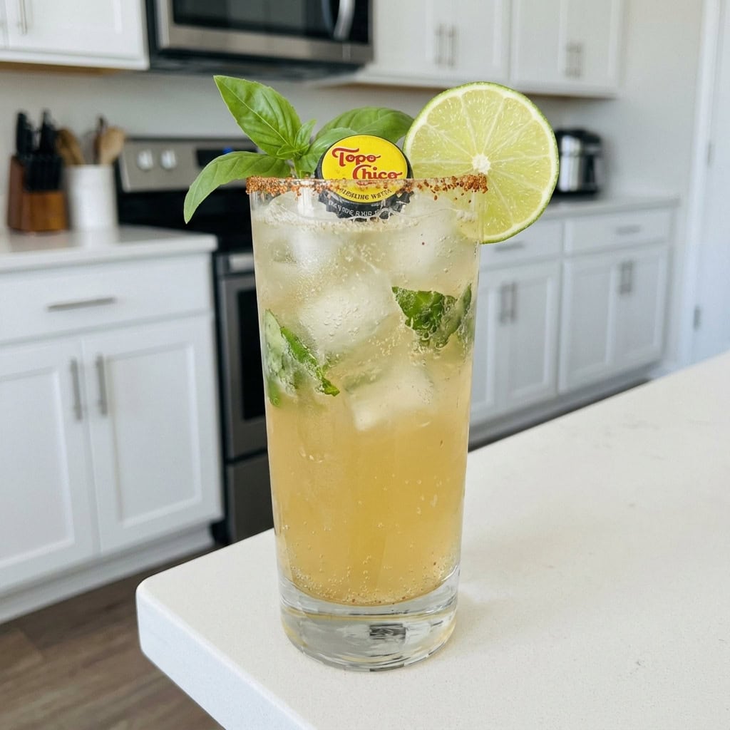 Pineapple Basil Ranch Water Cocktail Recipe