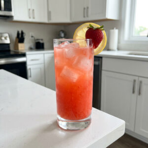 Strawberry Lemonade Vodka Cocktail Recipe