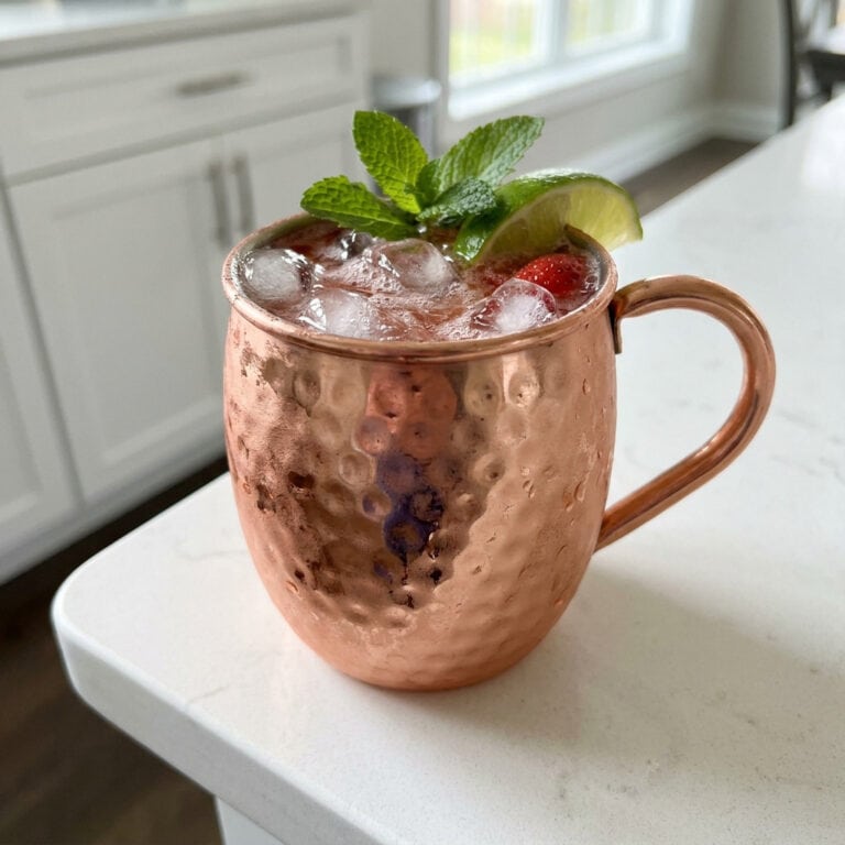 Strawberry Moscow Mule Cocktail Recipe