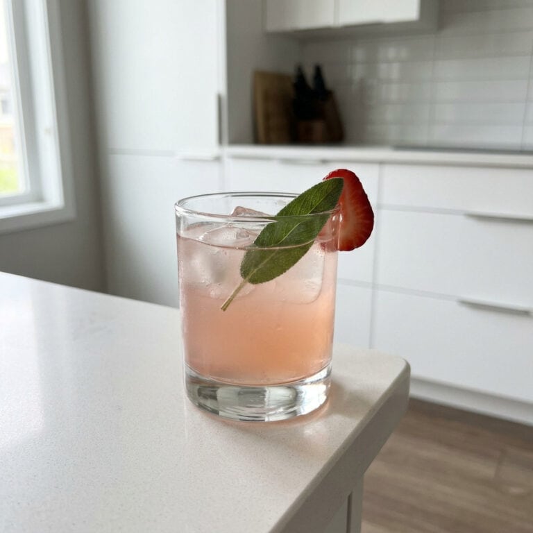 Strawberry Sage Gin Cocktail Recipe