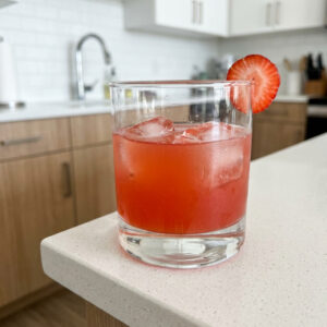 Strawberry Whiskey Sour Cocktail Recipe