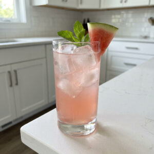 Watermelon Gin Cooler Cocktail Recipe
