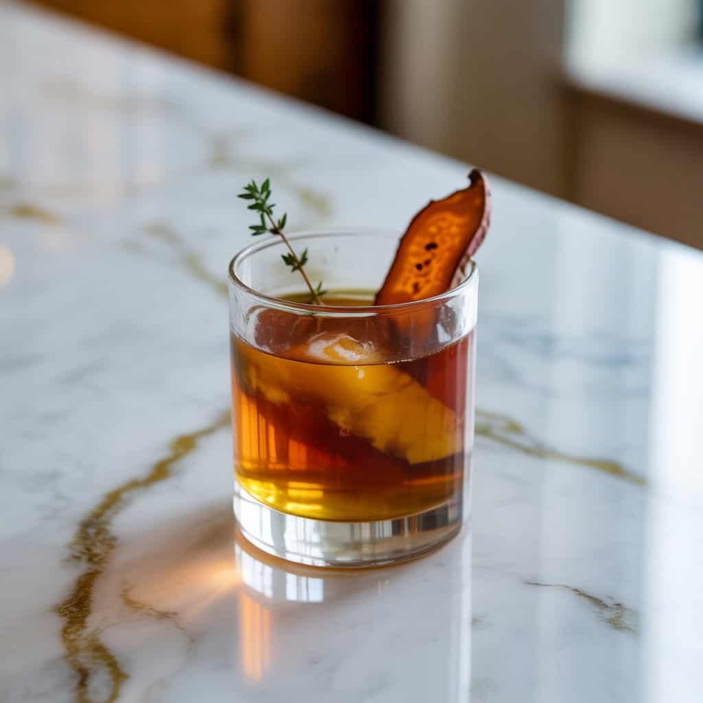 Bourbon Sweet Potato Smash Cocktail Recipe