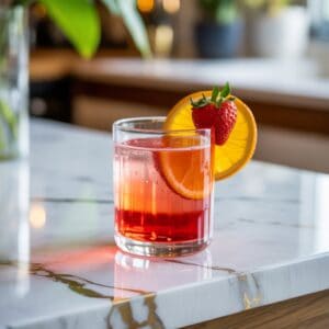 Strawberry Orange Blossom Cocktail Recipe