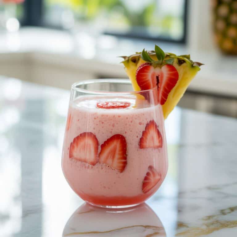 Strawberry Pina Colada Cocktail Recipe