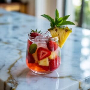Strawberry Pineapple Smash Cocktail Recipe