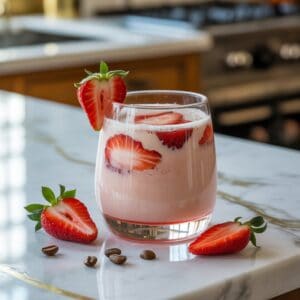 Strawberry White Russian Cocktail Recipe