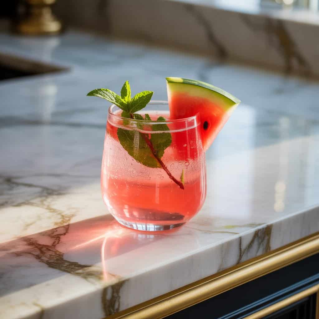 Watermelon Gin Cooler Cocktail Recipe
