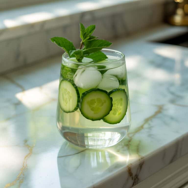 Cucumber Mint Ranch Water Cocktail Recipe