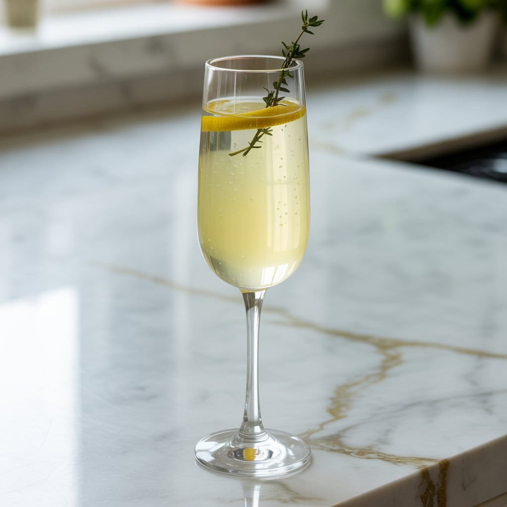 Limoncello French 75 Cocktail Recipe