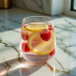 Raspberry Lemon Ranch Water Cocktail Recipe
