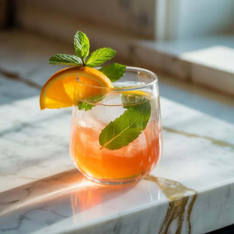 Orange Mint Ranch Water Cocktail Recipe