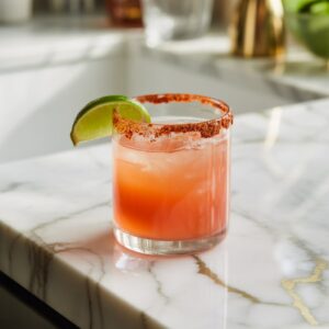 Paloma With Chili Powder Rim Cocktail Recipe