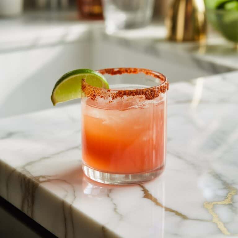 Paloma With Chili Powder Rim Cocktail Recipe