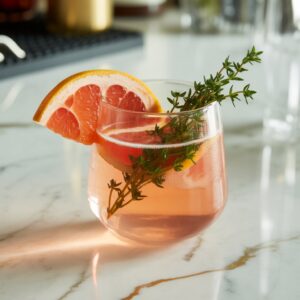 Paloma With Grapefruit And Thyme Cocktail Recipe