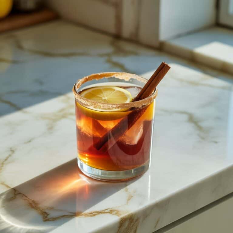 Brown Sugar Bourbon Lemonade Cocktail Recipe