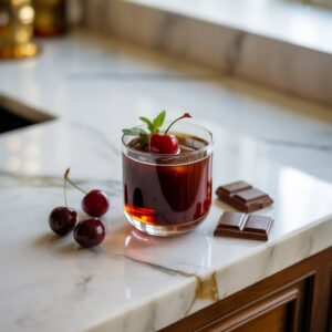 Bourbon Chocolate Cherry Cocktail Recipe