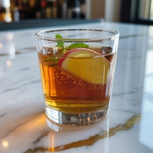 Bourbon Maple Ginger Fizz Cocktail Recipe