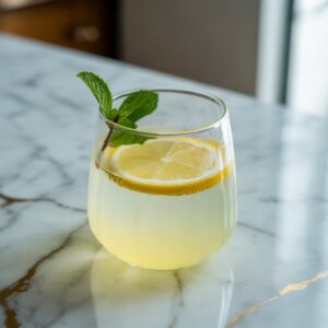 Limoncello Gin Fizz Cocktail Recipe