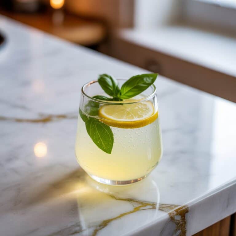 Limoncello Basil Smash Cocktail Recipe