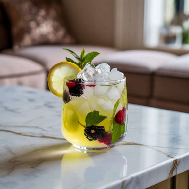 Limoncello Blackberry Smash Cocktail Recipe