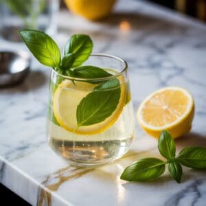 Gin Basil Lemonade Cocktail Recipe