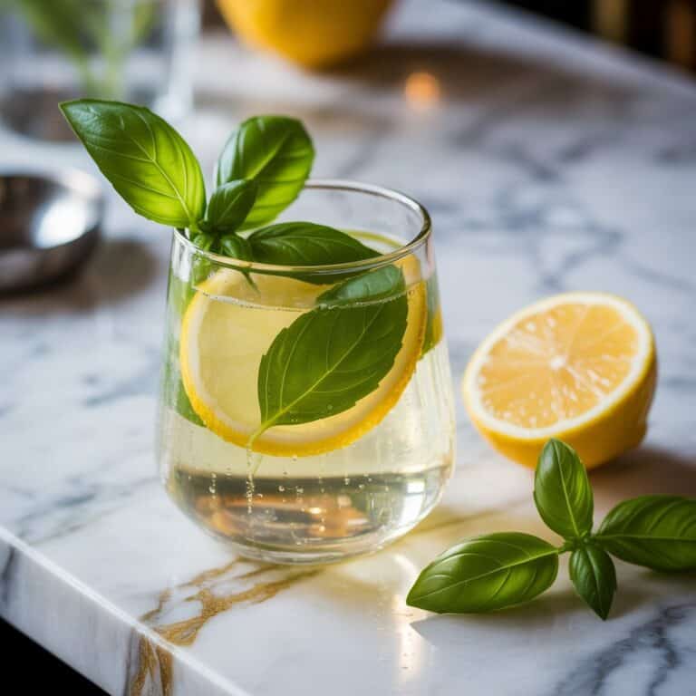 Gin Basil Lemonade Cocktail Recipe