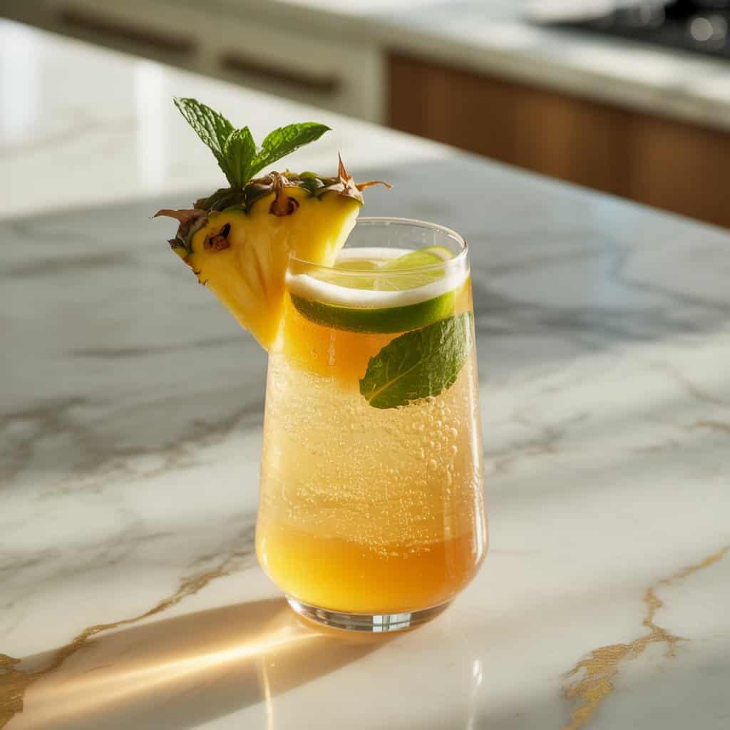 Tropical Rum Fizz Cocktail Recipe