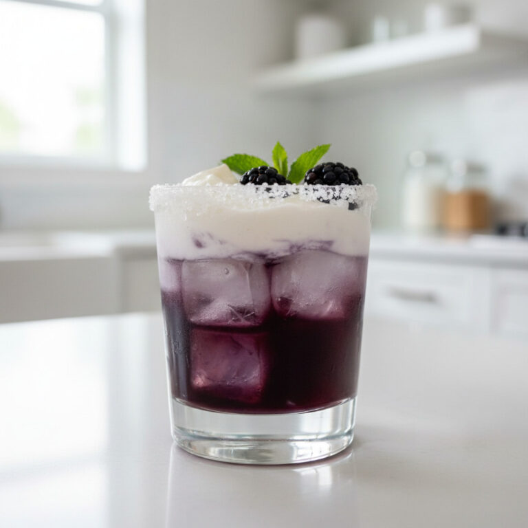 Blackberries & Cream Margarita Cocktail Recipe