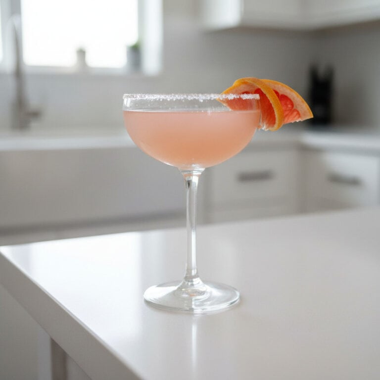 Bourbon Grapefruit Sidecar Cocktail Recipe