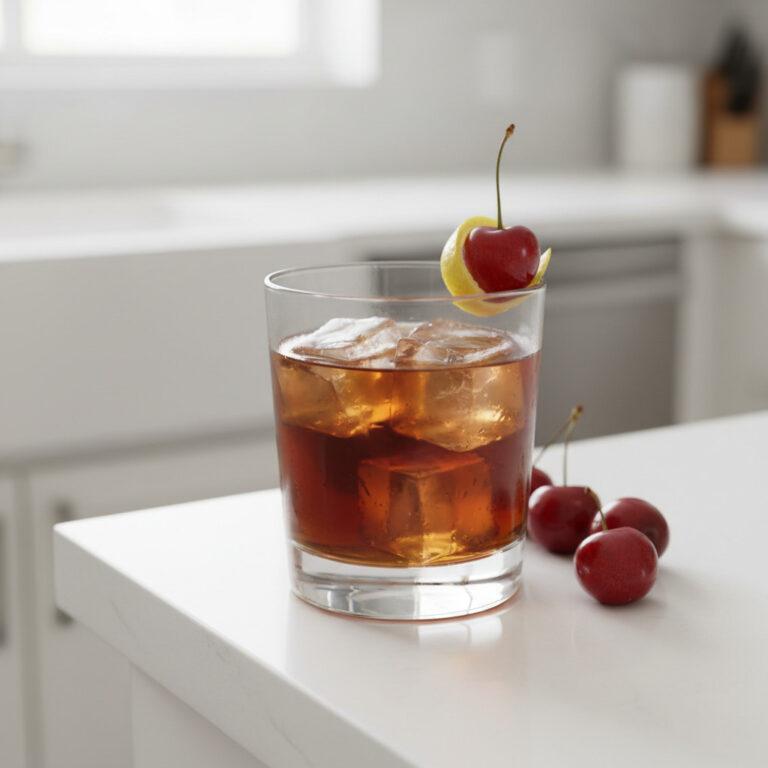 Cherry Bourbon Delight Cocktail Recipe