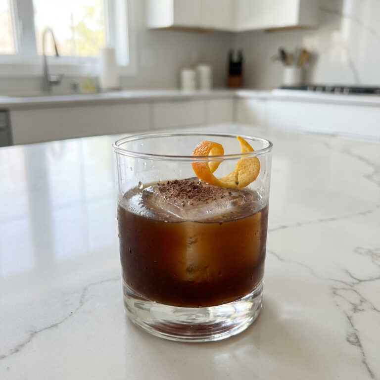 Chocolate Espresso Old Fashioned Cocktail Recipe