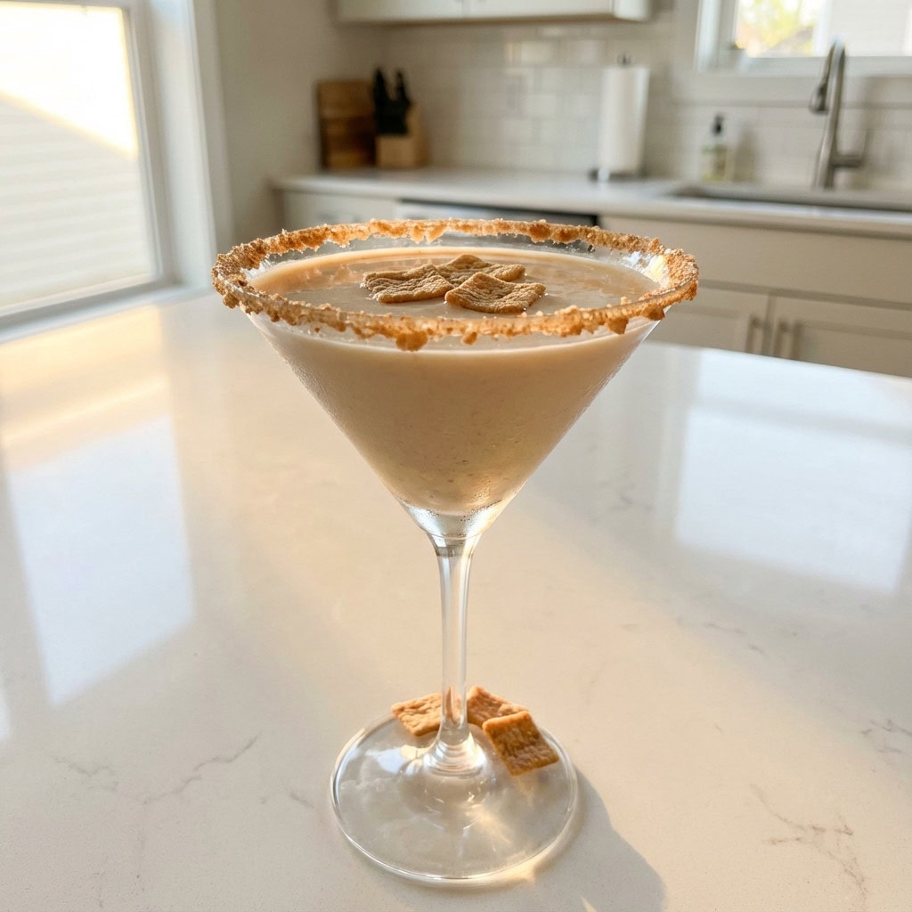 Cinnamon Toast Crunch Martini Cocktail Recipe