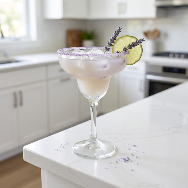 Coconut Lavender Margarita Cocktail Recipe