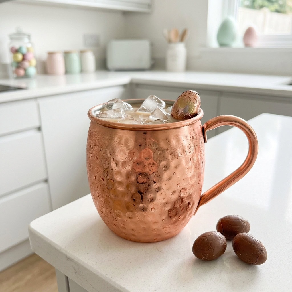Easter Egg Mule With Chocolate Vodka Cocktail Recipe