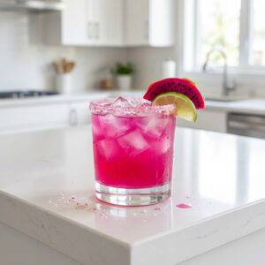 Honey Dragon Fruit Margarita Cocktail Recipe