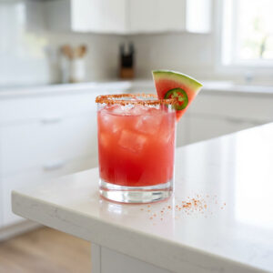 Jalapeno Watermelon Margarita Cocktail Recipe
