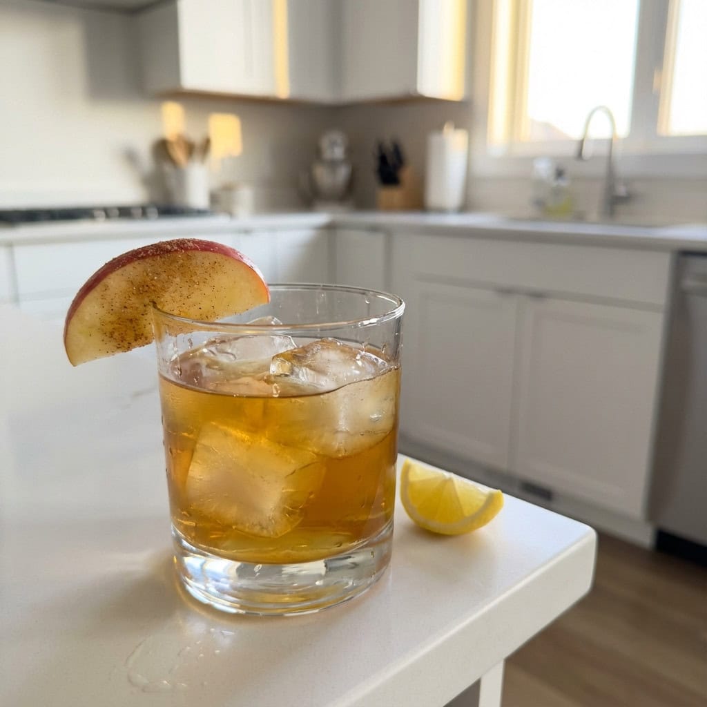 Juicy Apple Bourbon Fall Cocktail Recipe