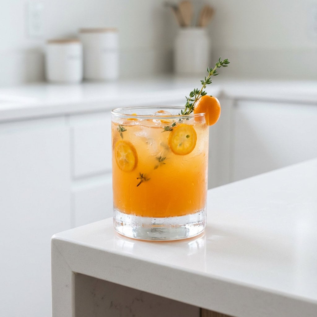 Kumquat And Thyme Sour Mocktail Recipe