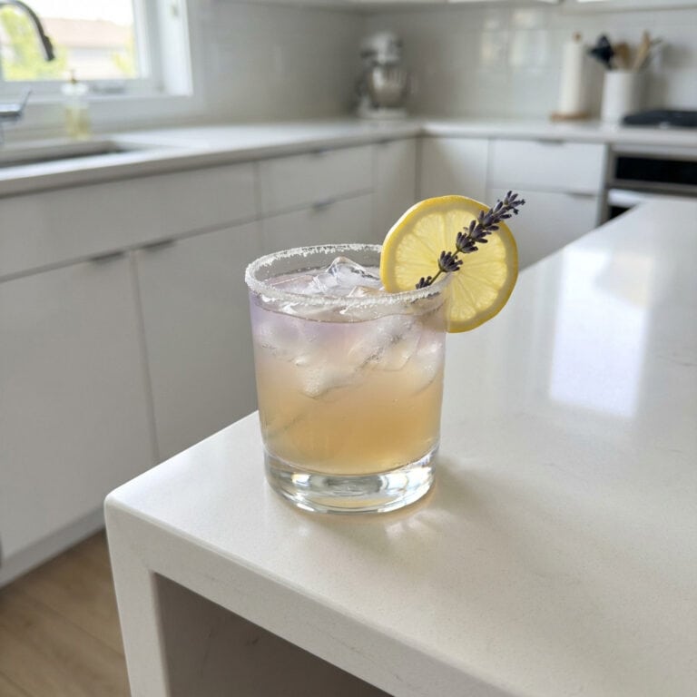 Lemon Lavender Margarita Cocktail Recipe