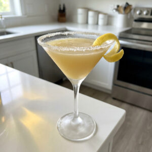 Mango Lemon Drop Martini Cocktail Recipe