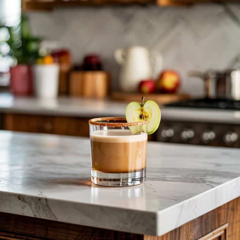 Mixing Crown Apple And Baileys Irish Cream Cocktail Recipe