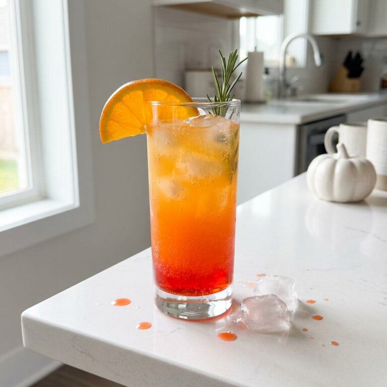Orange Fizz Halloween Cocktail Recipe