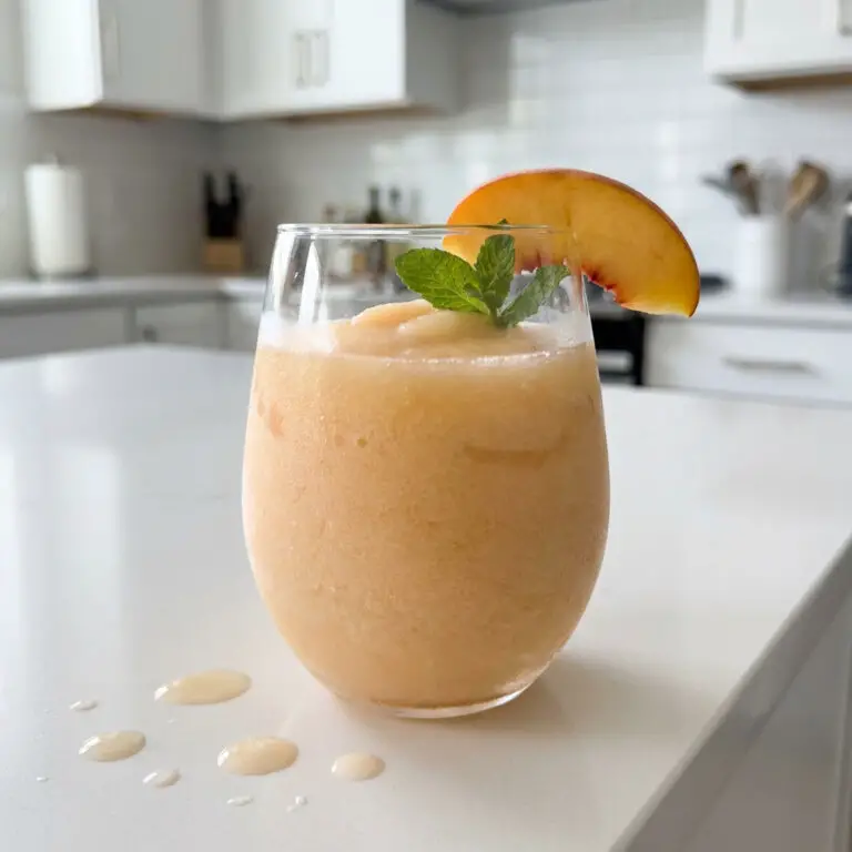 Peach Wine Slushy Cocktail Recipe
