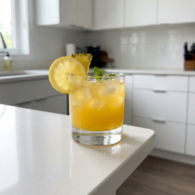 Pineapple Bourbon Lemonade Cocktail Recipe