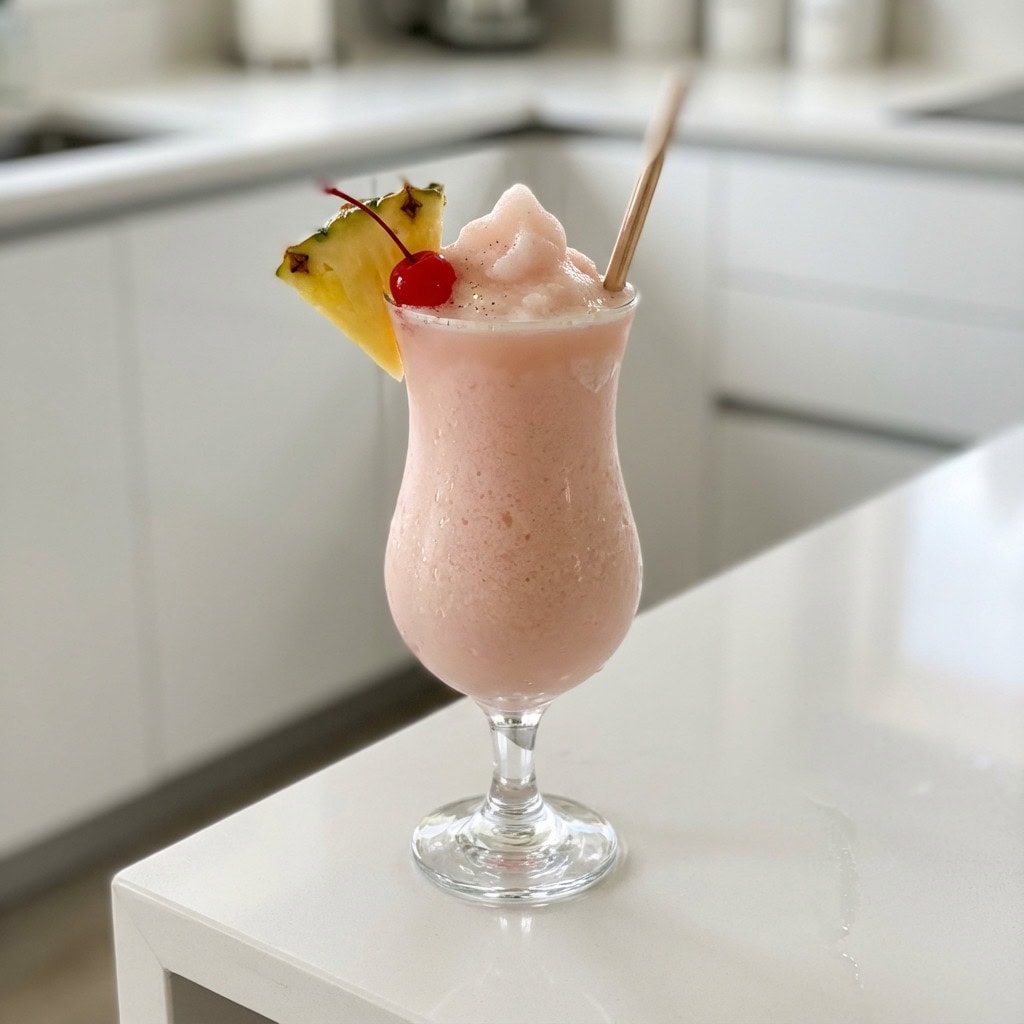 Pink Pineapple Pina Colada Cocktail Recipe