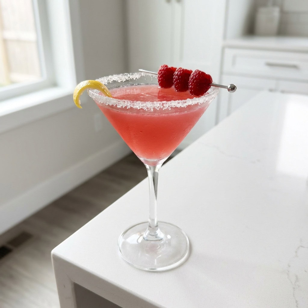 Raspberry Lemon Drop Cocktail Recipe