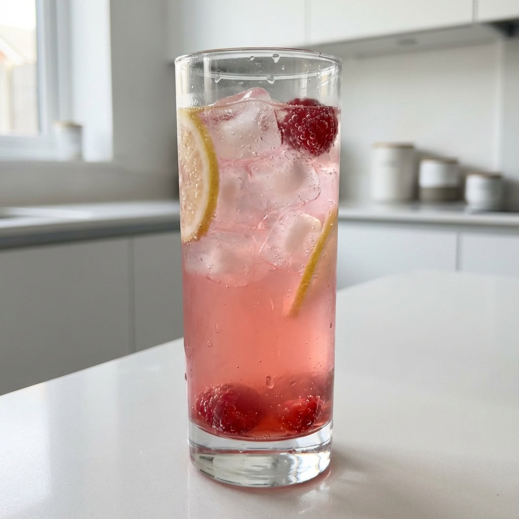 Raspberry Lemonade Vodka Spritzer Recipe