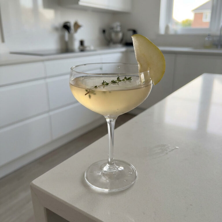 Spiced Pear Gin Cocktail Recipe